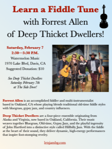 Fiddle Tune Class with Forrest Allen